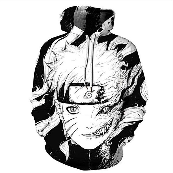 Naruto Anime Hoodies 3D Men Women Sasuke Autumn Harajuku Kakashi 3D Cartoon Print Sweatwear Men's Hoodies Sweatshirt Coats | Vimost Shop.