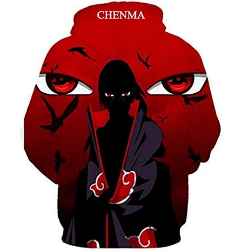 Naruto Anime Hoodies 3D Men Women Sasuke Autumn Harajuku Kakashi 3D Cartoon Print Sweatwear Men's Hoodies Sweatshirt Coats | Vimost Shop.