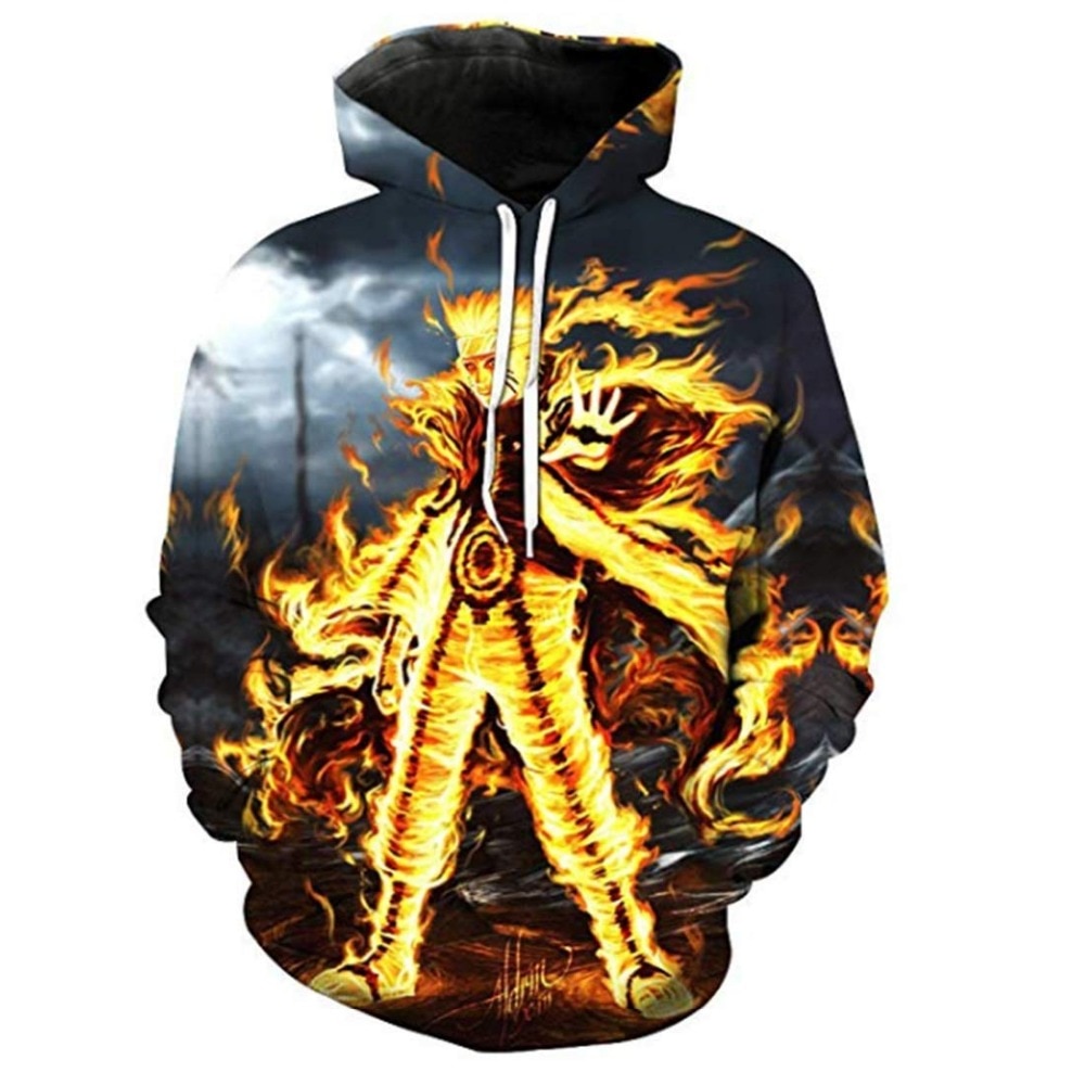 Naruto Anime Hoodies 3D Men Women Sasuke Autumn Harajuku Kakashi 3D Cartoon Print Sweatwear Men's Hoodies Sweatshirt Coats | Vimost Shop.