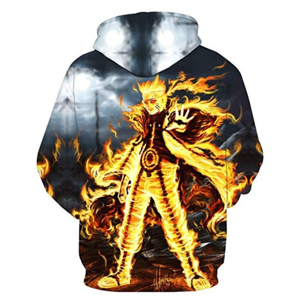 Naruto Anime Hoodies 3D Men Women Sasuke Autumn Harajuku Kakashi 3D Cartoon Print Sweatwear Men's Hoodies Sweatshirt Coats | Vimost Shop.