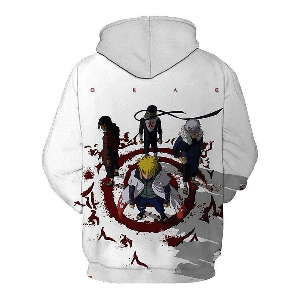Naruto Anime Hoodies 3D Men Women Sasuke Autumn Harajuku Kakashi 3D Cartoon Print Sweatwear Men's Hoodies Sweatshirt Coats | Vimost Shop.