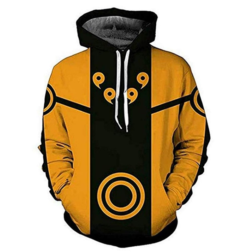 Naruto Anime Hoodies 3D Men Women Sasuke Autumn Harajuku Kakashi 3D Cartoon Print Sweatwear Men's Hoodies Sweatshirt Coats | Vimost Shop.