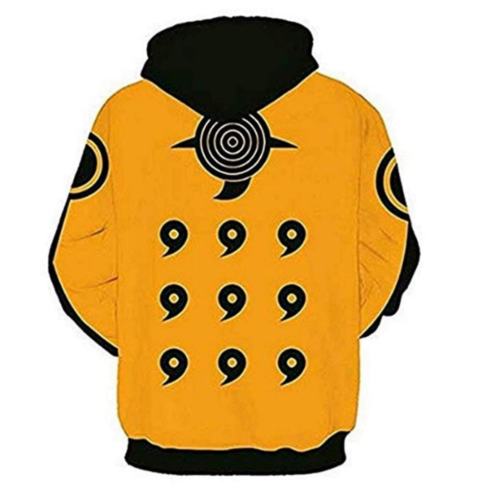 Naruto Anime Hoodies 3D Men Women Sasuke Autumn Harajuku Kakashi 3D Cartoon Print Sweatwear Men's Hoodies Sweatshirt Coats | Vimost Shop.