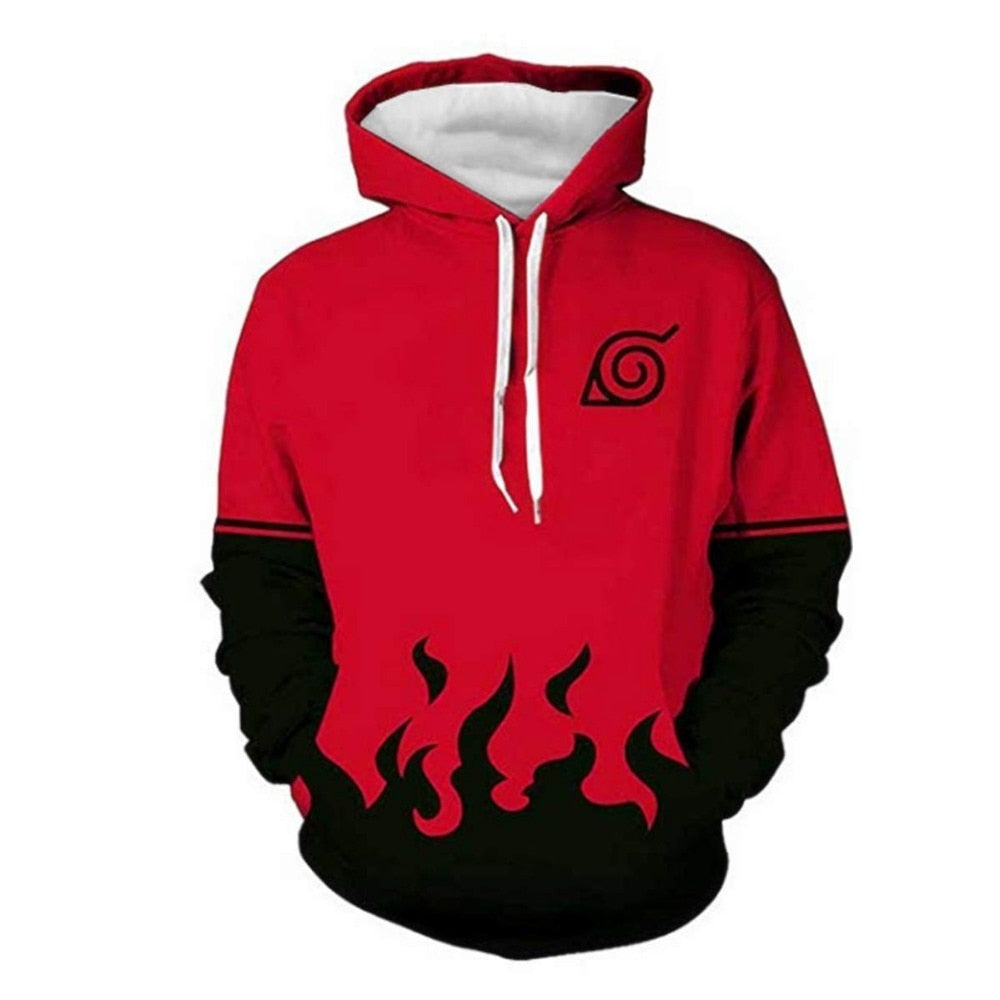 Naruto Anime Hoodies 3D Men Women Sasuke Autumn Harajuku Kakashi 3D Cartoon Print Sweatwear Men's Hoodies Sweatshirt Coats | Vimost Shop.