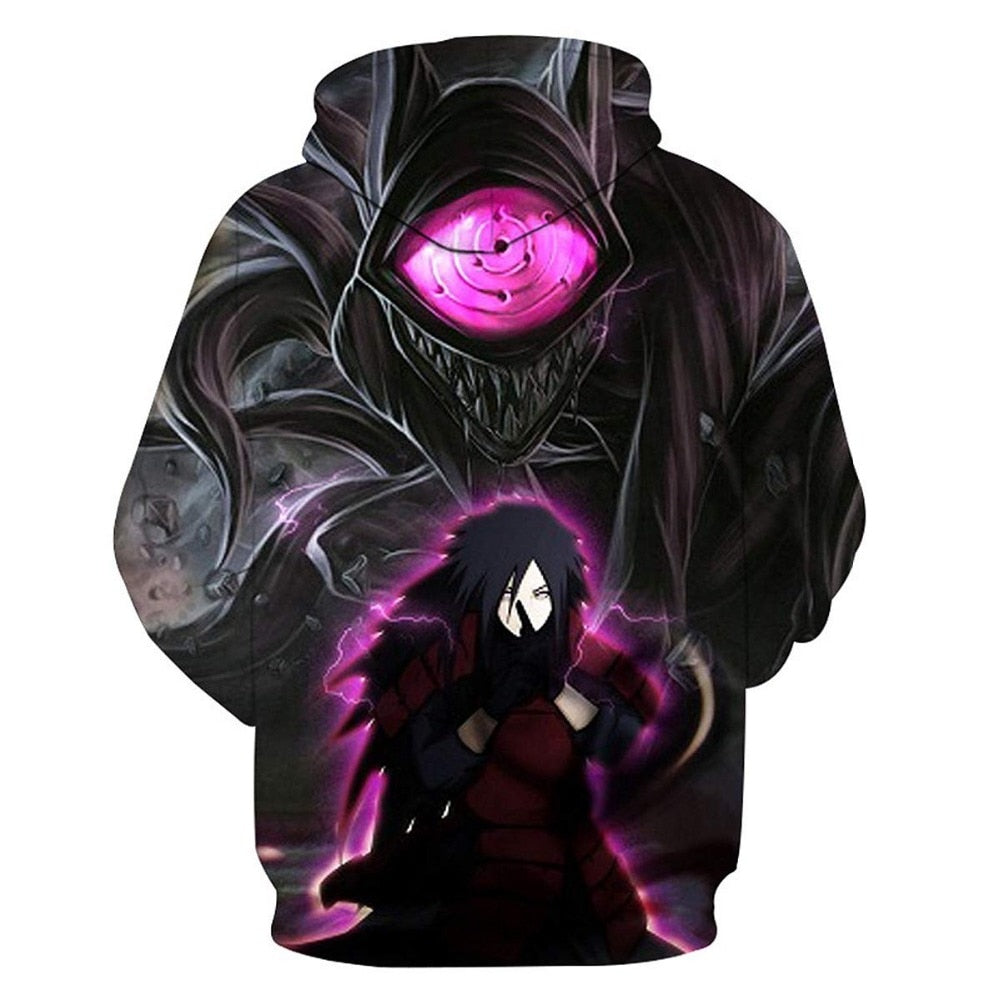 Naruto Anime Hoodies 3D Men Women Sasuke Autumn Harajuku Kakashi 3D Cartoon Print Sweatwear Men's Hoodies Sweatshirt Coats | Vimost Shop.