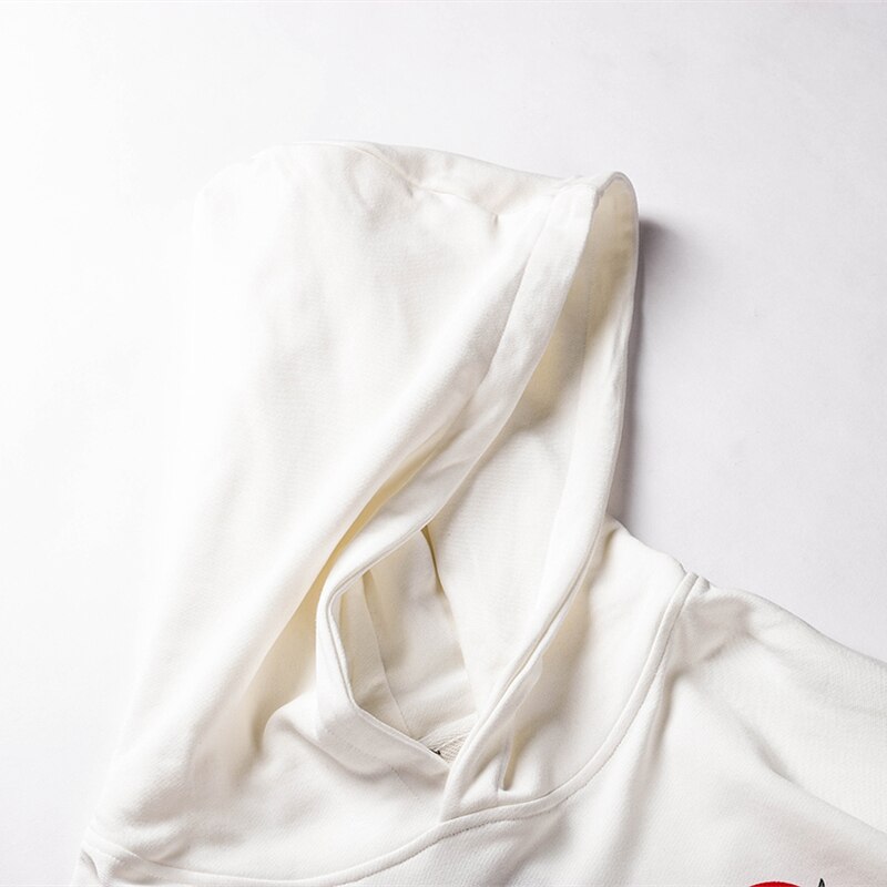 Harajuku Hip Hop Embroidered Samurai Dog Print Hoodies Sweatshirts Streetwear Chinese Characters Pullover Hooded Tops | Vimost Shop.