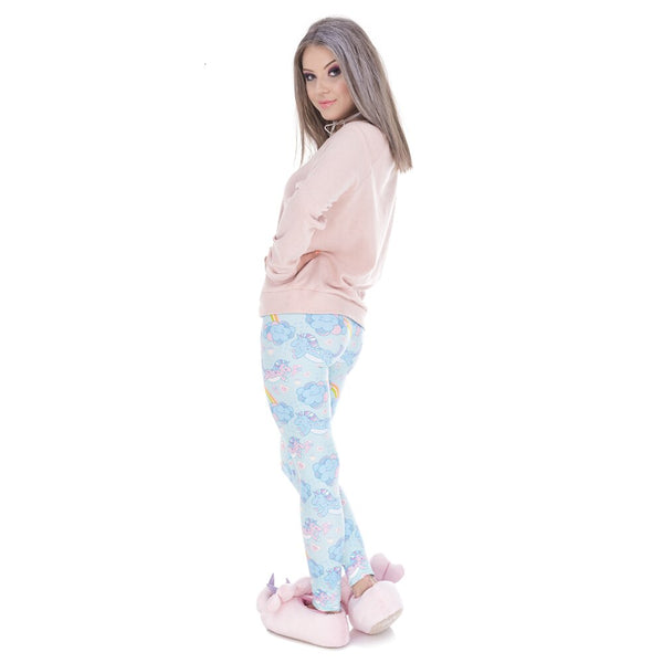 Woman Legins Unicorn Clouds Printing Legging Fashion Women High Waist Leggings | Vimost Shop.