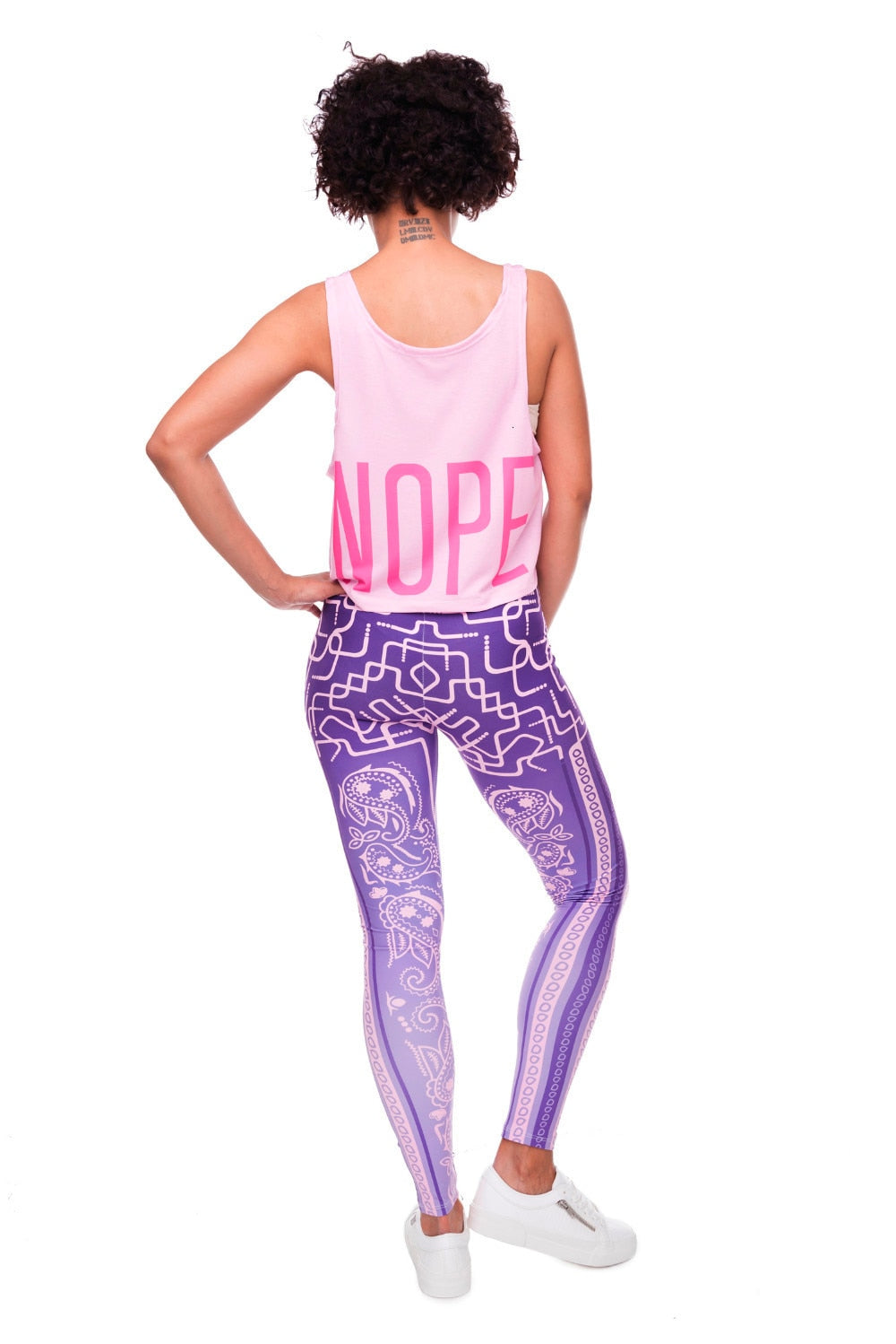 High Elasticity Bandana Printed Womens Fashion Slim Fit Legging Workout Trousers Casual Pants Leggings | Vimost Shop.