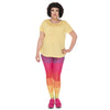 Fashion Large Size Leggings Triangles Rainbow Printed High Waist Leggins | Vimost Shop.