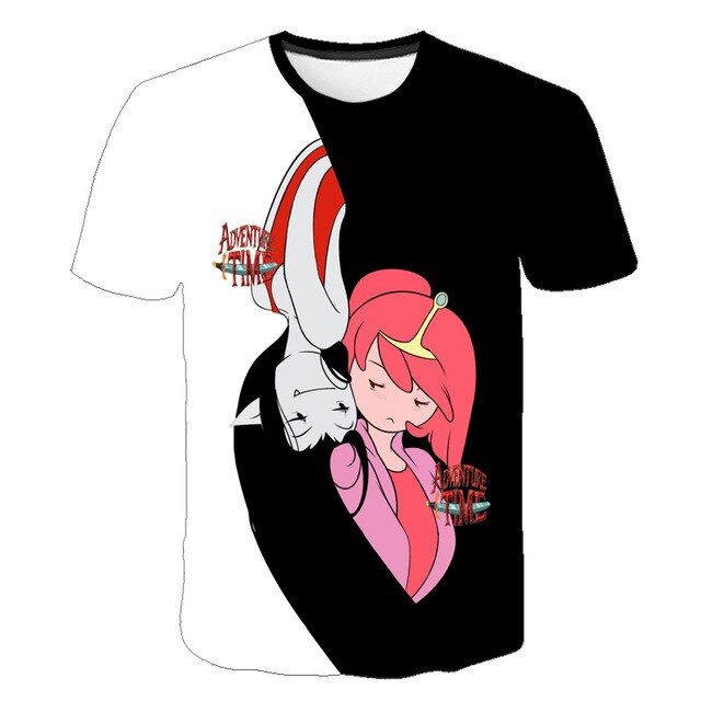 Fashion Style Adventure Time t-shirt jake and finn Singing playing guitar 3d print short sleeve t-shirt women men Kid lovely top | Vimost Shop.
