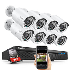 8CH POE 5M NVR Kit CCTV Security System 2MP IR Outdoor Waterproof IP Camera with Mic Audio Record Video Surveillance Set | Vimost Shop.