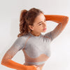 Quick Dry Seamless Yoga Gym Workout Crop Top Women | Vimost Shop.