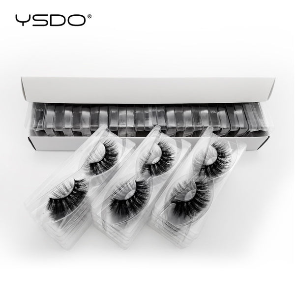 Wholesale 20 pairs 3d mink lashes bulk mix eyelash styles natural false eyelashes extension makeup soft dramatic mink eyelashes | Vimost Shop.