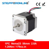 Nema 23 Stepper Motor 23HS5628 1.26Nm(178.4oz.in) 56mm 2.8A 6.35mm Shaft 4-lead for CNC Laser Cutting Machine | Vimost Shop.