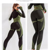 Women Long Sleeve Yoga Set Zipper Top Sport Suit | Vimost Shop.