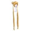 Sailor Moon Cosplay Wigs Super Long Blonde Wigs with Buns Heat Resistant Synthetic Hair Cosplay Wig Halloween | Vimost Shop.