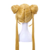 Sailor Moon Cosplay Wigs Super Long Blonde Wigs with Buns Heat Resistant Synthetic Hair Cosplay Wig Halloween | Vimost Shop.