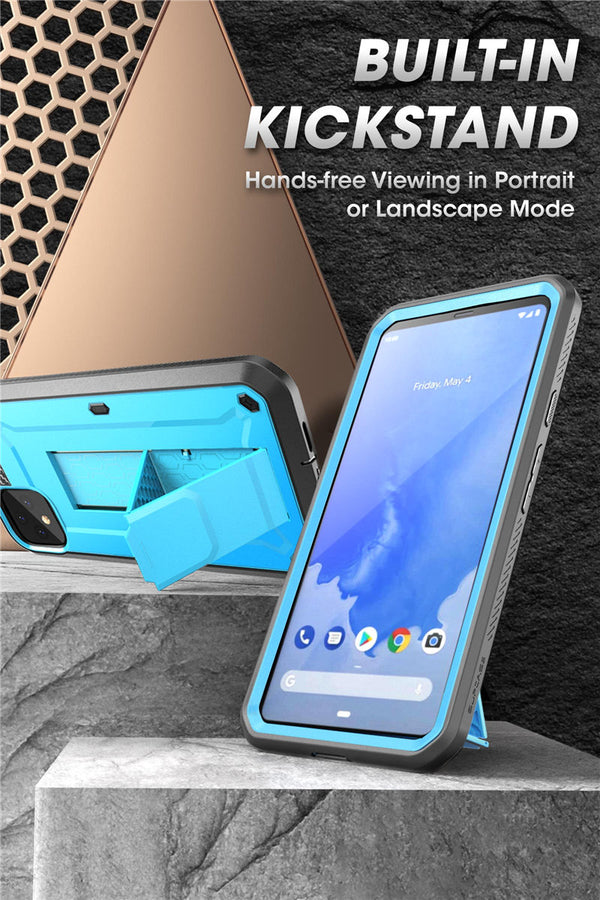 Google Pixel 4 Case (2019) UB Pro Full-Body Rugged Holster Clip Protective Cover with Built-in Screen Protector | Vimost Shop.