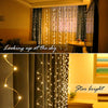 3MX3M 300LED Remote Control LED Curtain String Lights Sound Music Activated USB Curtain String Lights +Hanging Hook Fairy Lights | Vimost Shop.