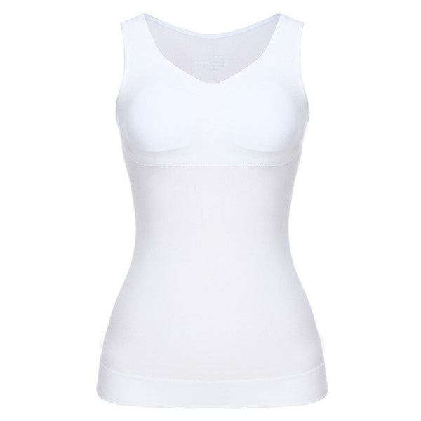 Womens Tank Tops Wide Strap Camisole with Built in Padded Bra Vest Shelf Bra Casual Camisole Sleeveless Top for Daily Weari | Vimost Shop.