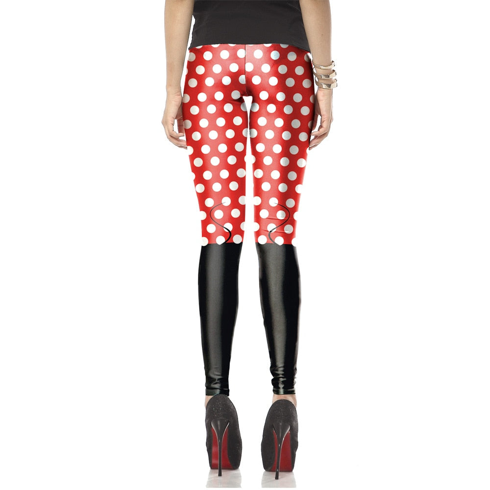 Women Minnie Mickey Yoga Gym Leggings Athletic Women Sport Clothing | Vimost Shop.