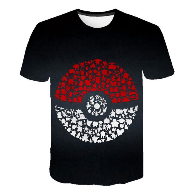 Pokemon Detective Pikachu 3D Printed Children T-shirt Summer Short Sleeve T shirt Boys/girl Tops | Vimost Shop.