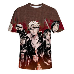 Naruto 3D T Shirt Men/women Uchiha Itachi Sasuke Kakashi Gaara Japan Anime Funny Tees Top Summer Fashion Tshirt Casual T-shirt | Vimost Shop.