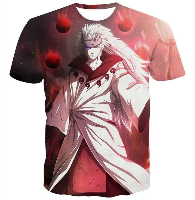Naruto 3D T Shirt Men/women Uchiha Itachi Sasuke Kakashi Gaara Japan Anime Funny Tees Top Summer Fashion Tshirt Casual T-shirt | Vimost Shop.
