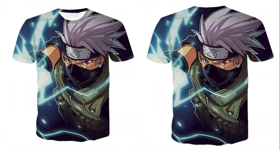 Naruto 3D T Shirt Men/women Uchiha Itachi Sasuke Kakashi Gaara Japan Anime Funny Tees Top Summer Fashion Tshirt Casual T-shirt | Vimost Shop.