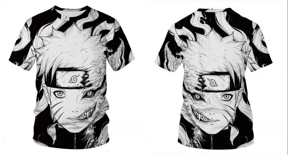 Naruto 3D T Shirt Men/women Uchiha Itachi Sasuke Kakashi Gaara Japan Anime Funny Tees Top Summer Fashion Tshirt Casual T-shirt | Vimost Shop.