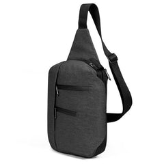 Zipper Messenger Chest Bag for iPad Tablet Flap Mobile Phone Office Shoulder Bags Crossbody Sling Briefcase Casual Style
