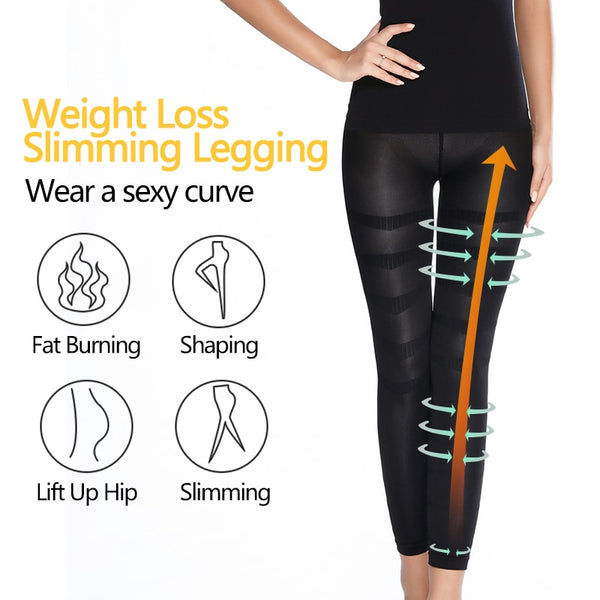 Women High Waist Leggings Tummy Control Shaper Tight Pants Shapewear Shaping Legins Workout Fitness Running Jeggings | Vimost Shop.