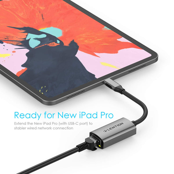 USB C to Gigabit Ethernet Adapter, 1000M RJ45 LAN Network Adapter Compatible MacBook Pro (Thunderbolt 3),2018 iPad Pro/Mac Air | Vimost Shop.