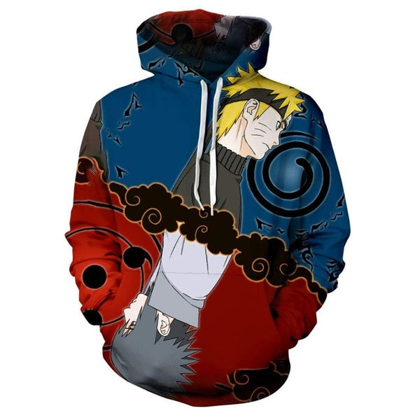 Fashion Anime Naruto Boruto Uzumaki Uchiha Sasuke Akatsuki 3D Hoodies Sweatshirt Thin Coat Men Women Harajuku Hoody Streetwear | Vimost Shop.