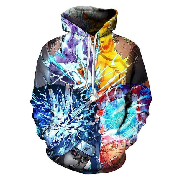 Fashion Anime Naruto Boruto Uzumaki Uchiha Sasuke Akatsuki 3D Hoodies Sweatshirt Thin Coat Men Women Harajuku Hoody Streetwear | Vimost Shop.