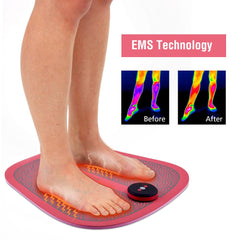 Electric EMS Foot Massager ABS Physiotherapy Revitalizing Pedicure Tens Foot Vibrator Wireless Feet Muscle Stimulator Relax Body | Vimost Shop.