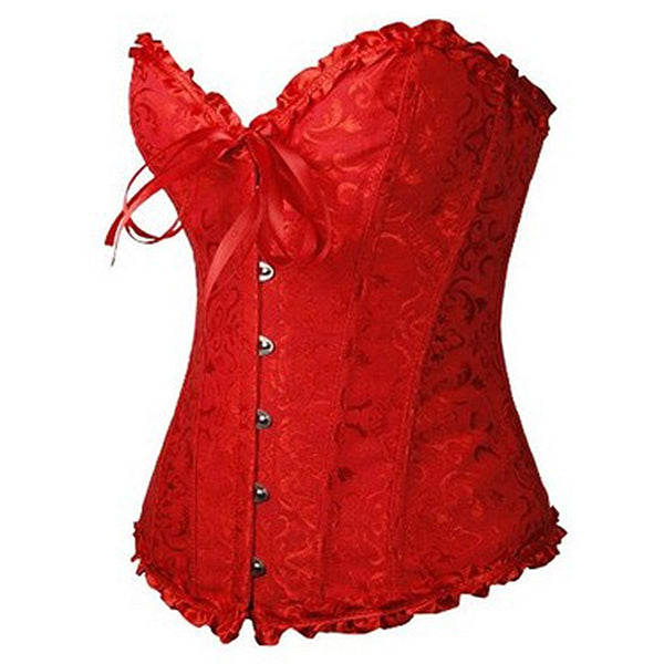 X Sexy Women steampunk clothing gothic Plus Size Corsets Lace Up boned Overbust Bustier Waist Cincher Body shaper corselet S-6XL | Vimost Shop.