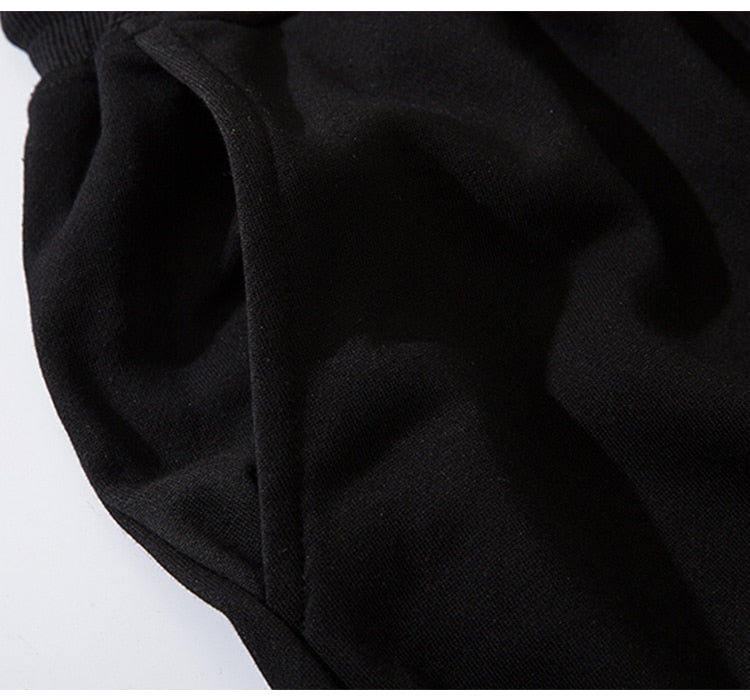 Sweatpants Cool Letter Print Pants Men Harajuku Patchwork Ribbon Harem Pants Streetwear | Vimost Shop.