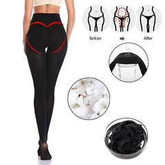 Women Shapewear Compression Leggings Leg Slimming Body Shaper Middle Waist Tummy Control Panties Thigh Sculpting Slimmer | Vimost Shop.