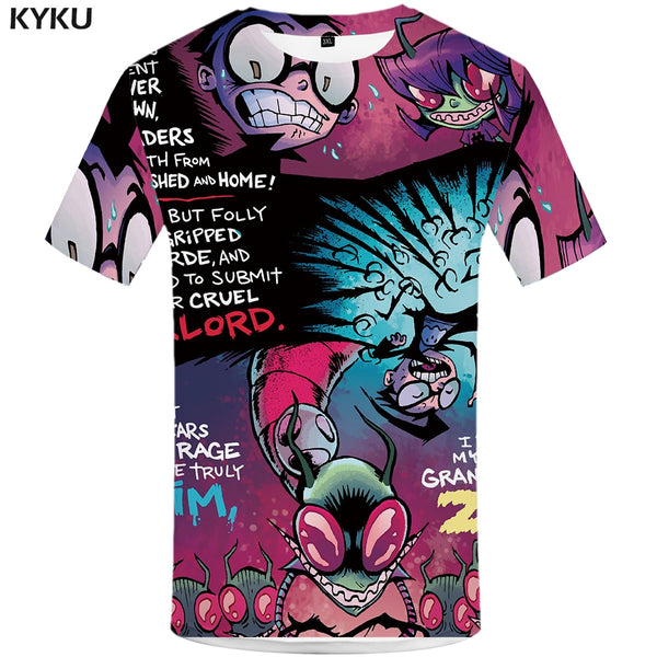 Men Mummy Anime Clothes Gothic Shirt Print Punk Tshirt Printed Tshirts Casual Short Sleeve summer | Vimost Shop.