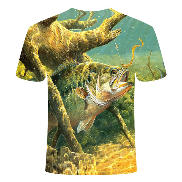 Hd Print Digital Leisure 3d Fish Tshirts | Vimost Shop.