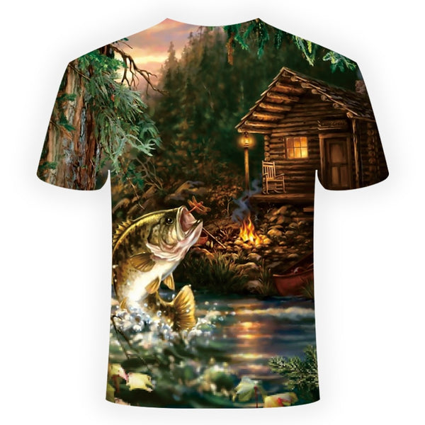 Hd Print Digital Leisure 3d Fish Tshirts | Vimost Shop.