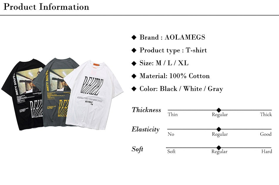 Men Movie Printed Men's Tee Shirts O-neck T Shirt Fashion Hip Hop High Street Tees Summer Streetwear Couple | Vimost Shop.