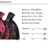 Men Watercolor Pullover Big Pockets Chinese Style Hooded Sweatshirt Autumn Streetwear | Vimost Shop.