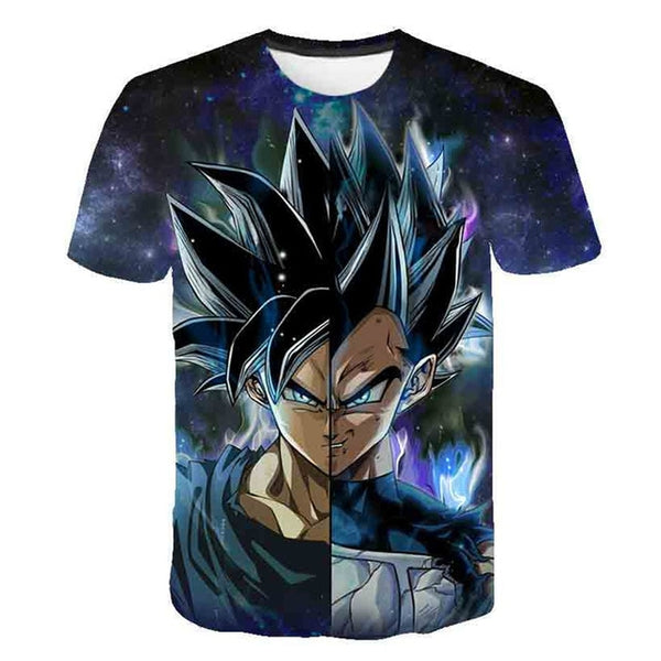 Dragon Ball Z Men's Summer T-shirts 3D Printing Super Saiyan Kid Black Zamasu Vegeta Jiren Dragonball T Shirt Tops Tees - Vimost Shop