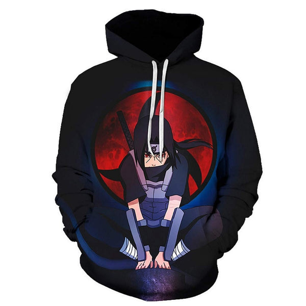 Hoodies Unisex Naruto Harajuku Japanese Anime Uchiha Itachi Printed Men's Hoodie Male Streetwear Fashion Casual sweatshirt Coat | Vimost Shop.