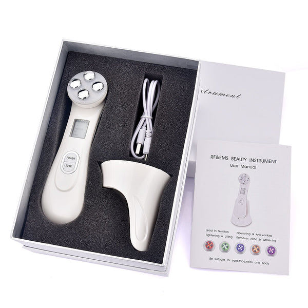 Electroporation LED Photon Facial RF Radio Frequency Skin Rejuvenation EMS Mesotherapy for Tighten Face Lift Beauty Treatment | Vimost Shop.