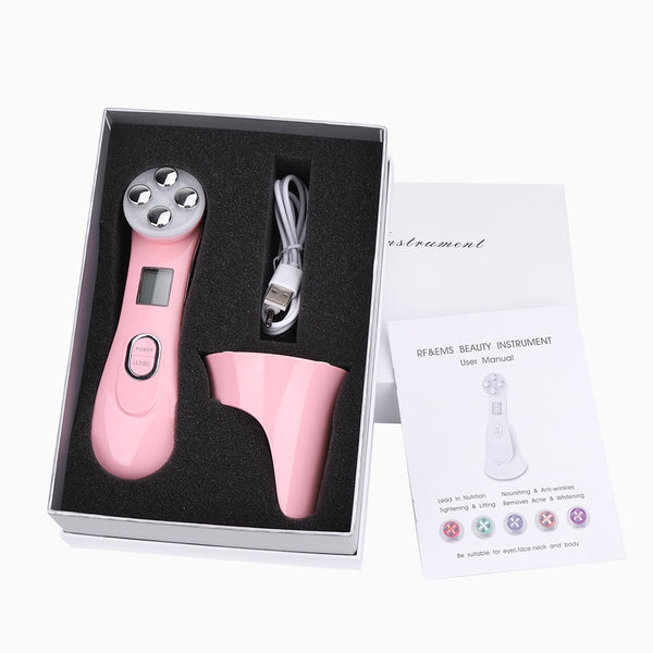 Electroporation LED Photon Facial RF Radio Frequency Skin Rejuvenation EMS Mesotherapy for Tighten Face Lift Beauty Treatment | Vimost Shop.