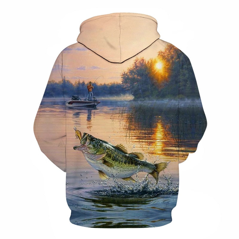 3D Tropical Fish Funny Hoodies For Fishinger Fisherman Men Women Long Sleeve Hoody Sweatshirts Hooded Streetwear Hip Hop Jackets | Vimost Shop.