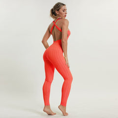Female Yoga Set Women Tracksuit Sexy Jumpsuit 1PC Workout Gym | Vimost Shop.
